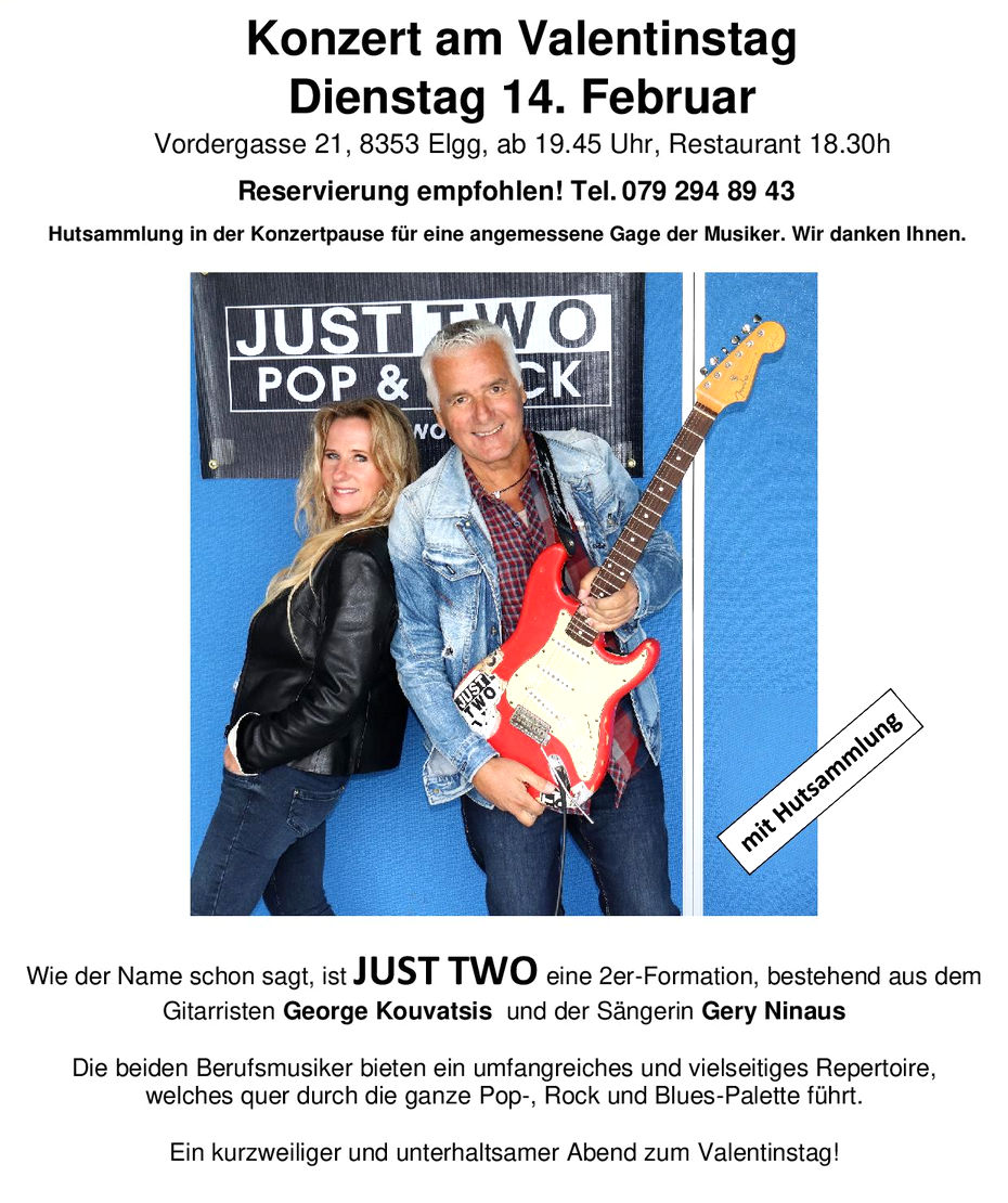 just two